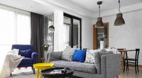 135平米三居现代客厅沙发装修设计效果图欣赏