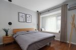 90平米现代二居卧室窗帘装修设计效果图