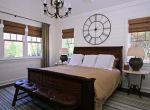 美式复古风格卧室实木床设计装修图片