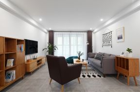 90平米现代二居客厅沙发装修设计效果图