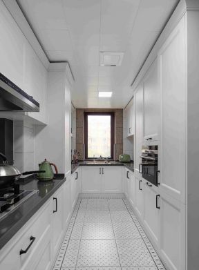 二居100平米美式厨房装修设计效果图欣赏