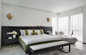 龙腾万都汇103平米三居现代卧室沙发装修设计效果图
