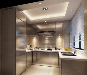 最新二居80平米现代厨房装修效果设计图片欣赏