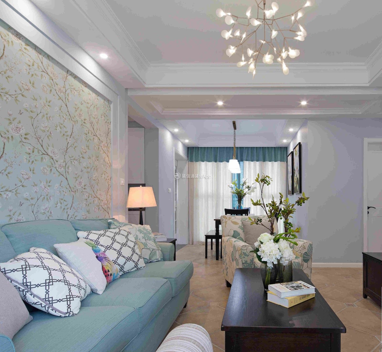 美式风格客厅设计 2020客厅沙发背景墙壁纸图片客厅沙发背景墙壁纸