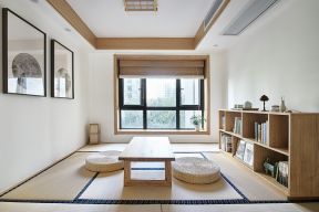 日式风格房间室内榻榻米设计效果图