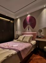 131平中式风格新房卧室床头造型设计图赏析