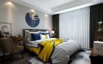 中海文昌公馆100平米中式二居卧室装修设计效果图