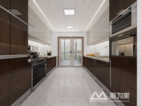 天山熙湖140平米港式四居厨房装修设计效果图