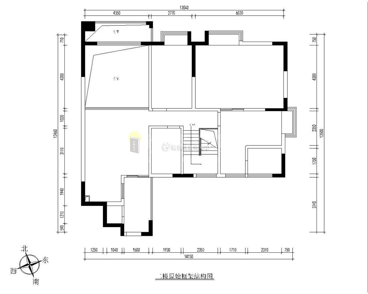 石竹山水園新中式風格房子裝修戶型圖片