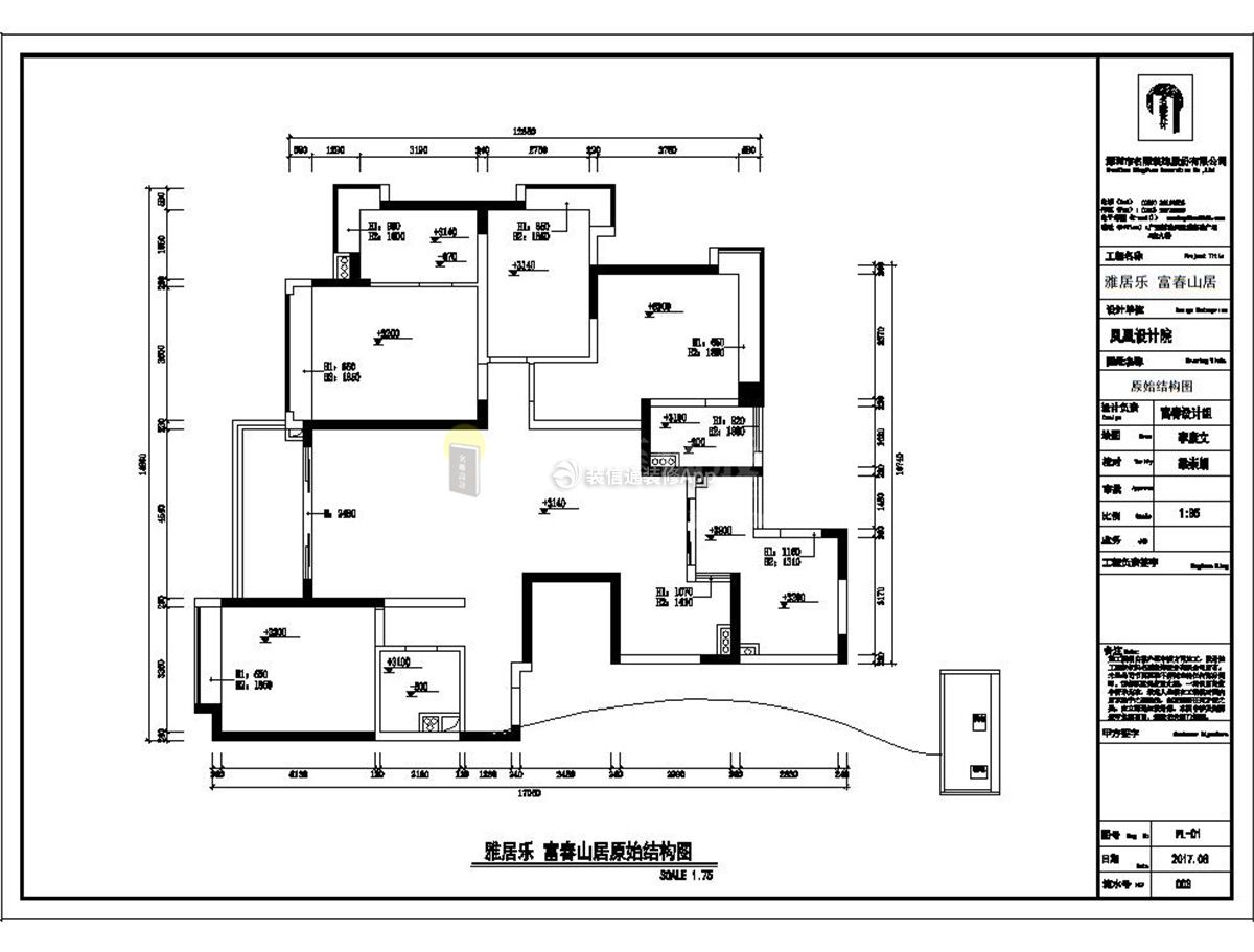 雅居樂富春山居新房原始結(jié)構(gòu)設(shè)計(jì)圖片