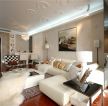 未来方舟现代风格客厅白色沙发装修效果图