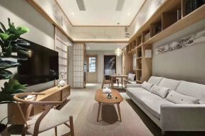 雅居乐湖居笔140平米复式禅意沙发装修设计效果图欣赏