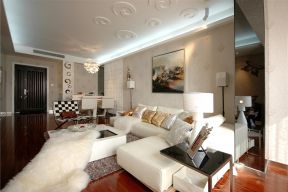  2020家庭客厅设计效果图 2020白色沙发装修 白色沙发图片