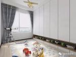 星海长岛214平新房儿童玩具室壁柜设计效果图
