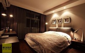 时代晶科名苑现代简约120平三居室卧室装修案例
