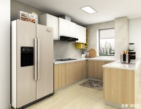 中德英伦世邦现代简约90平二居室厨房装修案例