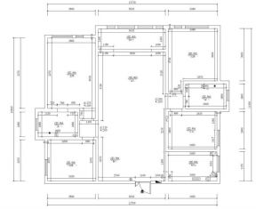 白樺林間180平米四居現代平面圖欣賞