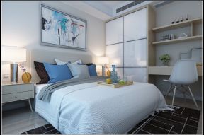 蓝光公园华府98平米二居现代卧室装修设计效果图
