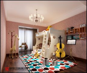 丽雅龙城家庭儿童房高低床设计装修图片
