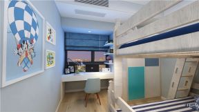 孔雀城115平米三居现代卧室墙装修设计效果图欣赏