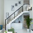 香墅岭180平方现代风格室内楼梯背景墙设计效果图