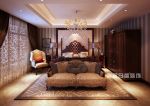白桦林居240㎡美式风格复式卧室装修效果图