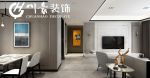 广源国际三居102平欧式风格客餐厅走廊设计图