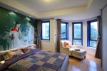 紫美雅和地中海120平四居室卧室装修案例