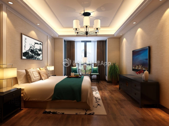 中式卧室设计 2020中式卧室家装效果图 