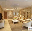 中天世纪花城120平米现代客厅沙发装修设计效果图