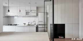 成都紫檀轩现代简约90平二居室厨房装修案例