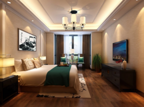 中式卧室设计 2020中式卧室家装效果图 