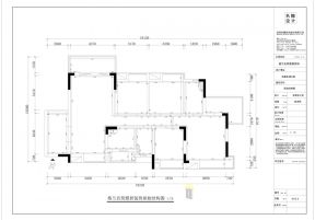 格蘭名筑145平中式風(fēng)格新房裝修戶型圖欣賞