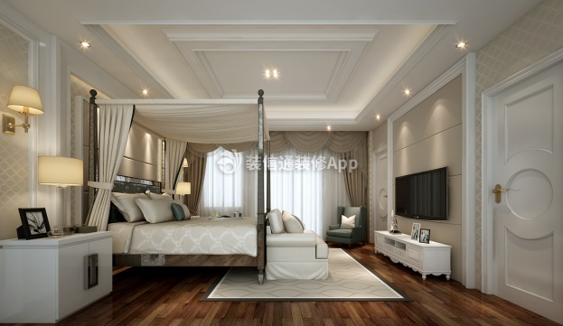2020欧式卧室设计图片大全 欧式卧室床 