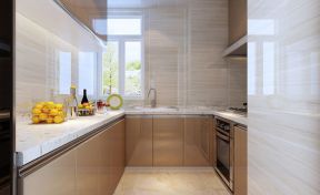 海棠家园100平米三居现代厨房装修设计效果图