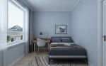保利观澜现代风格新房卧室地毯装饰图片