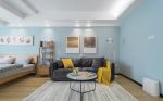 新丰小区50平米温馨沙发背景墙装修设计效果图欣赏