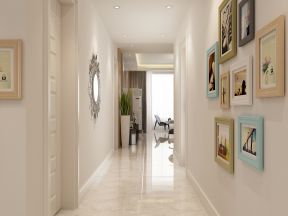 148平现代风格家庭走廊背景墙照片设计效果图