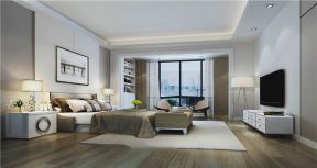 世纪新城现代简约120平三居室卧室装修案例