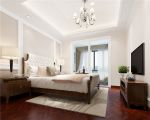 中海翠林中式280平别墅卧室装修案例