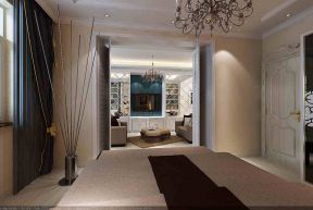 高格蓝湾跃层现代简约风格卧室折叠门设计效果图