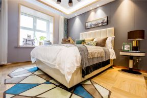 紫晶首府120平米三居现代卧室装修设计效果图欣赏