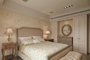 中铁北美时光现代简约108平三居室卧室装修案例