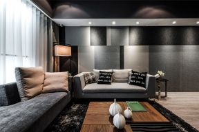 122平港式风格客厅沙发装修效果图片赏析