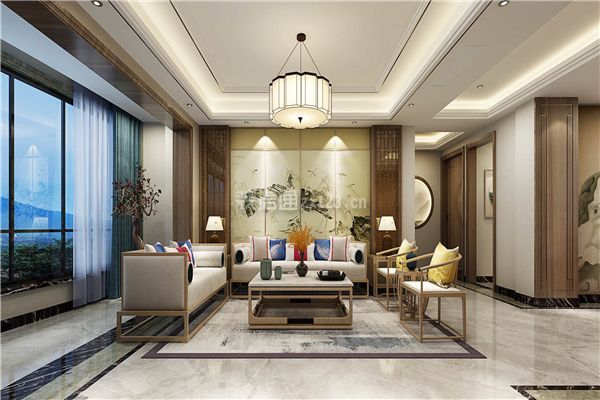 中式风格设计客厅