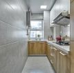 小型公寓I型厨房橱柜设计效果图片赏析