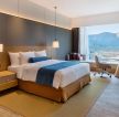 杭州现代时尚酒店客房床头吊灯设计装修图片
