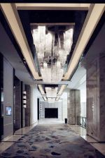 杭州高端酒店裝修走廊吊頂燈具圖片欣賞