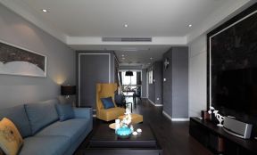 富华家苑99平米三居古典客厅沙发装修设计效果图欣赏