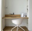 小型公寓现代简约风格定制书桌书柜设计图片
